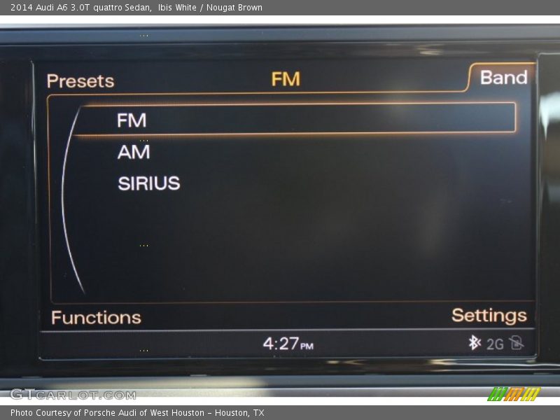 Ibis White / Nougat Brown 2014 Audi A6 3.0T quattro Sedan