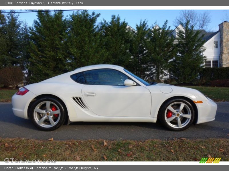 Carrara White / Black 2008 Porsche Cayman S