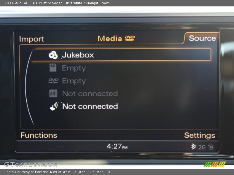 Ibis White / Nougat Brown 2014 Audi A6 3.0T quattro Sedan