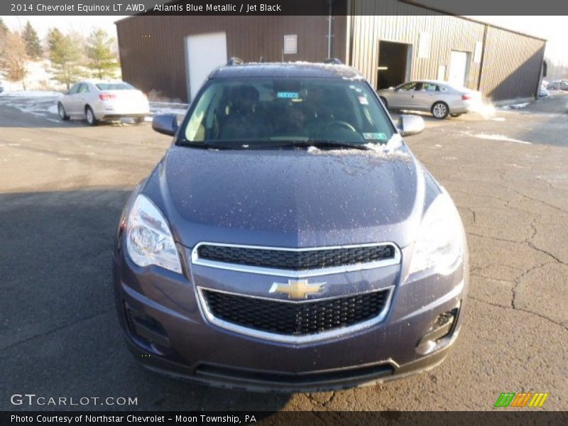 Atlantis Blue Metallic / Jet Black 2014 Chevrolet Equinox LT AWD