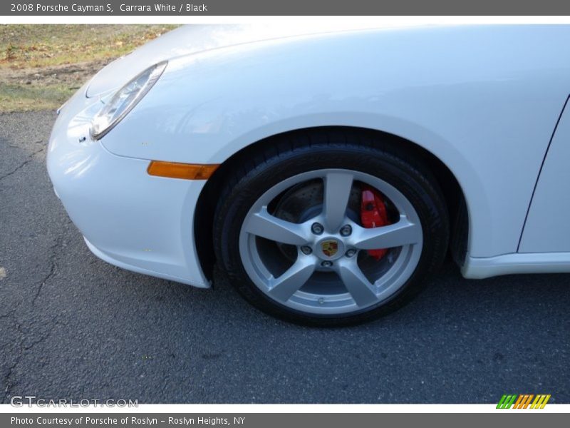 Carrara White / Black 2008 Porsche Cayman S