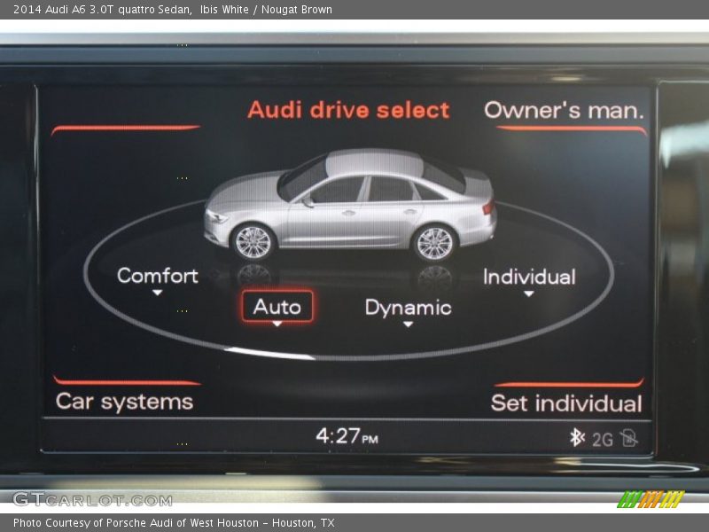 Ibis White / Nougat Brown 2014 Audi A6 3.0T quattro Sedan