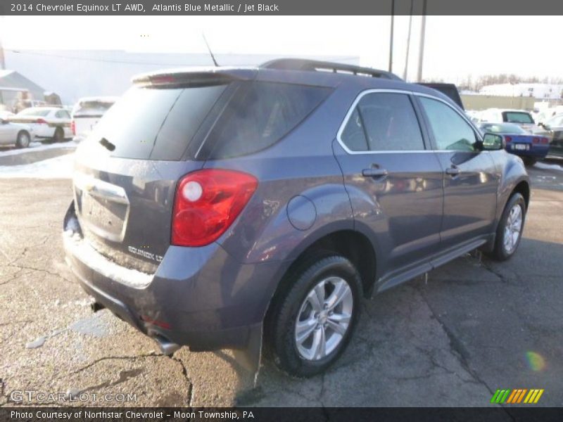 Atlantis Blue Metallic / Jet Black 2014 Chevrolet Equinox LT AWD