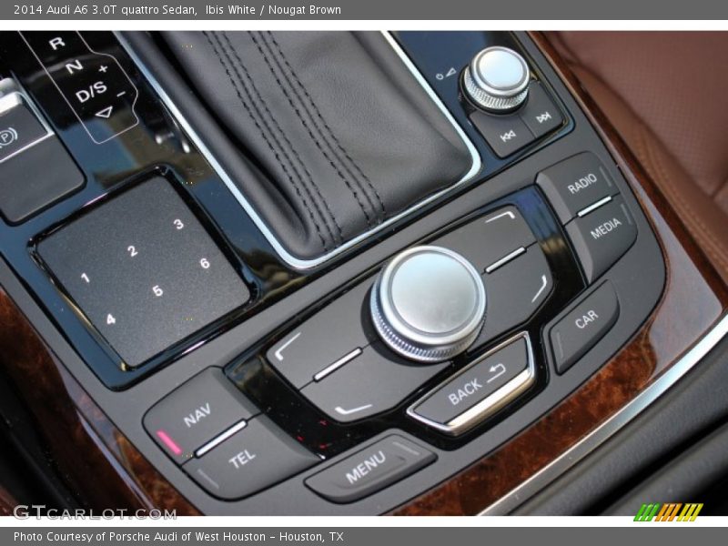 Ibis White / Nougat Brown 2014 Audi A6 3.0T quattro Sedan
