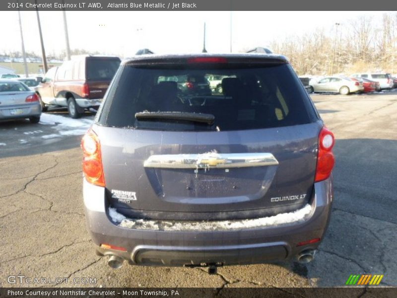 Atlantis Blue Metallic / Jet Black 2014 Chevrolet Equinox LT AWD