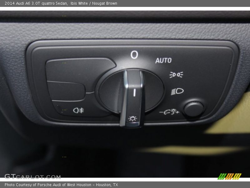 Ibis White / Nougat Brown 2014 Audi A6 3.0T quattro Sedan