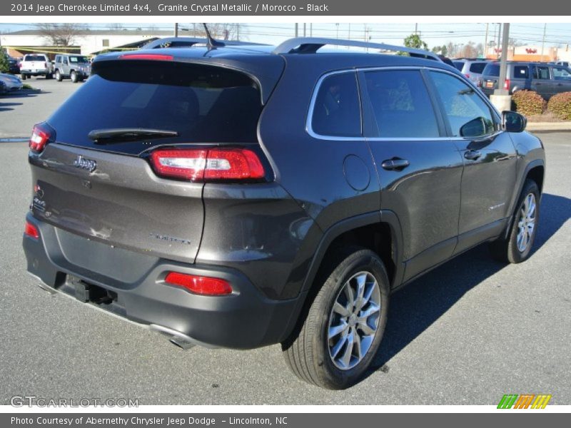 Granite Crystal Metallic / Morocco - Black 2014 Jeep Cherokee Limited 4x4