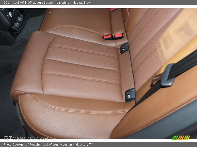 Ibis White / Nougat Brown 2014 Audi A6 3.0T quattro Sedan