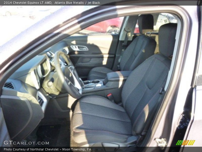 Atlantis Blue Metallic / Jet Black 2014 Chevrolet Equinox LT AWD