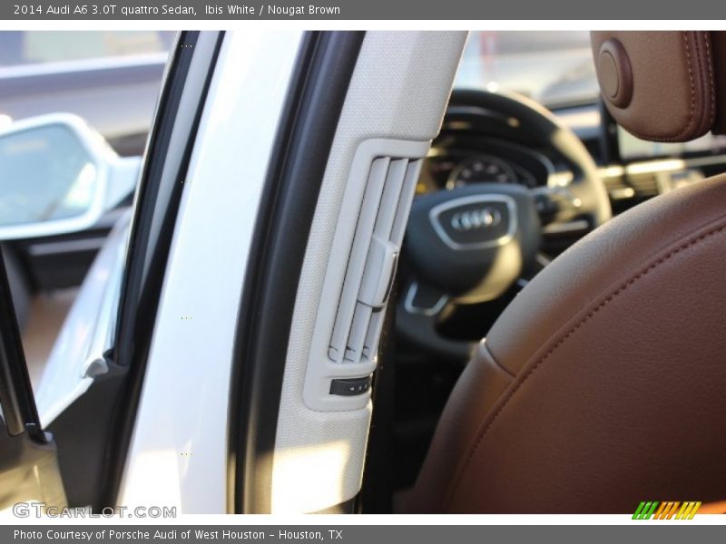Ibis White / Nougat Brown 2014 Audi A6 3.0T quattro Sedan
