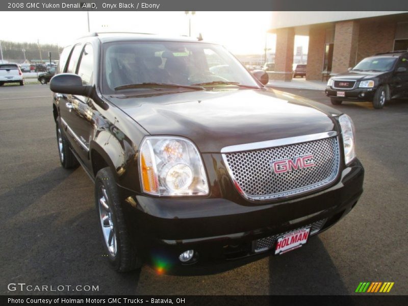 Onyx Black / Ebony 2008 GMC Yukon Denali AWD