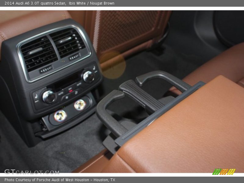 Ibis White / Nougat Brown 2014 Audi A6 3.0T quattro Sedan