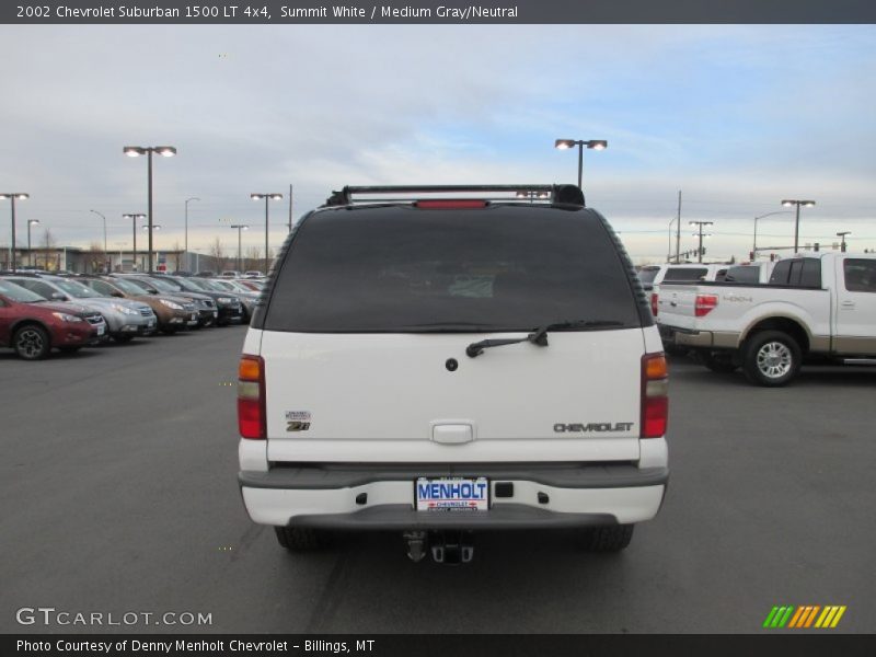 Summit White / Medium Gray/Neutral 2002 Chevrolet Suburban 1500 LT 4x4
