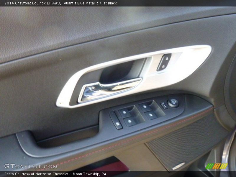 Atlantis Blue Metallic / Jet Black 2014 Chevrolet Equinox LT AWD