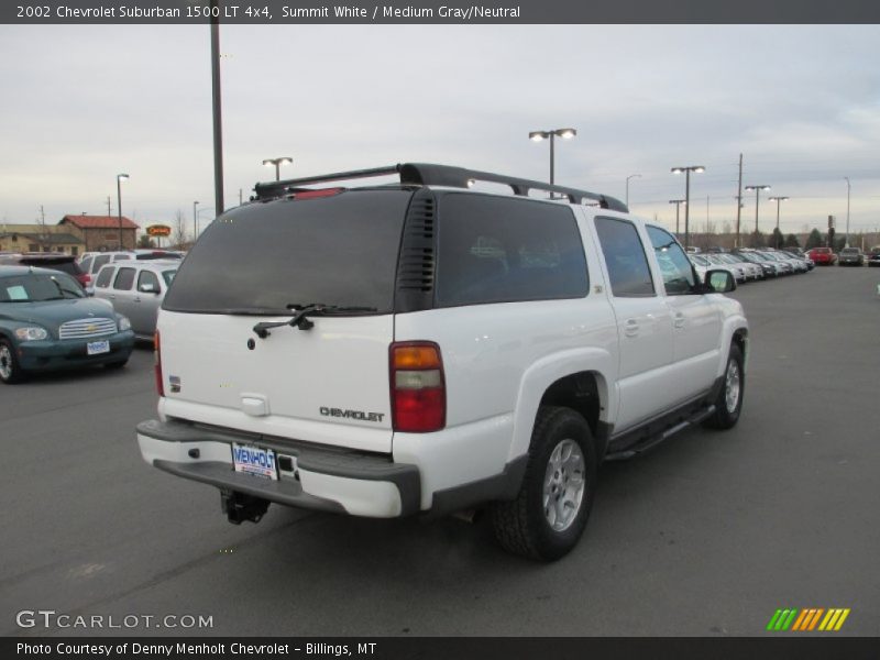 Summit White / Medium Gray/Neutral 2002 Chevrolet Suburban 1500 LT 4x4