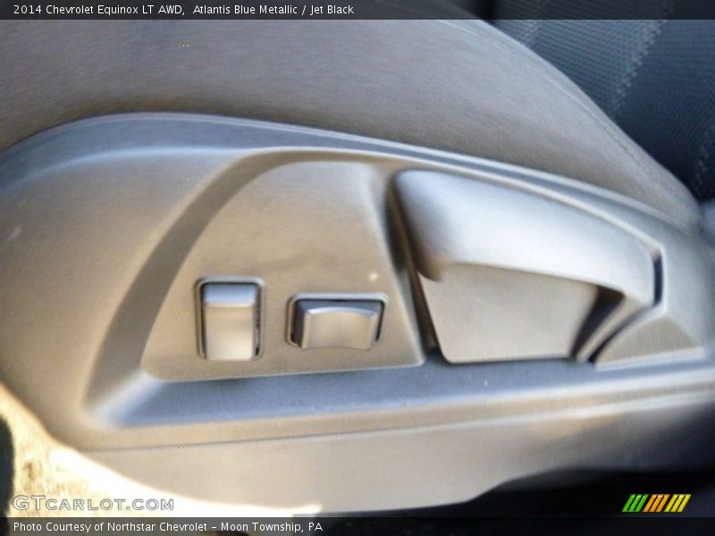 Atlantis Blue Metallic / Jet Black 2014 Chevrolet Equinox LT AWD