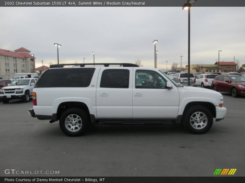 Summit White / Medium Gray/Neutral 2002 Chevrolet Suburban 1500 LT 4x4