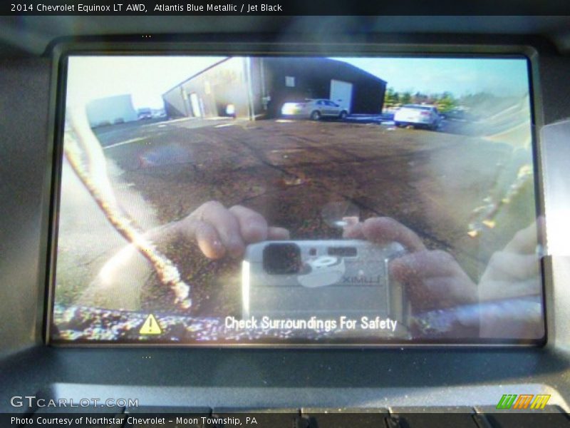 Atlantis Blue Metallic / Jet Black 2014 Chevrolet Equinox LT AWD