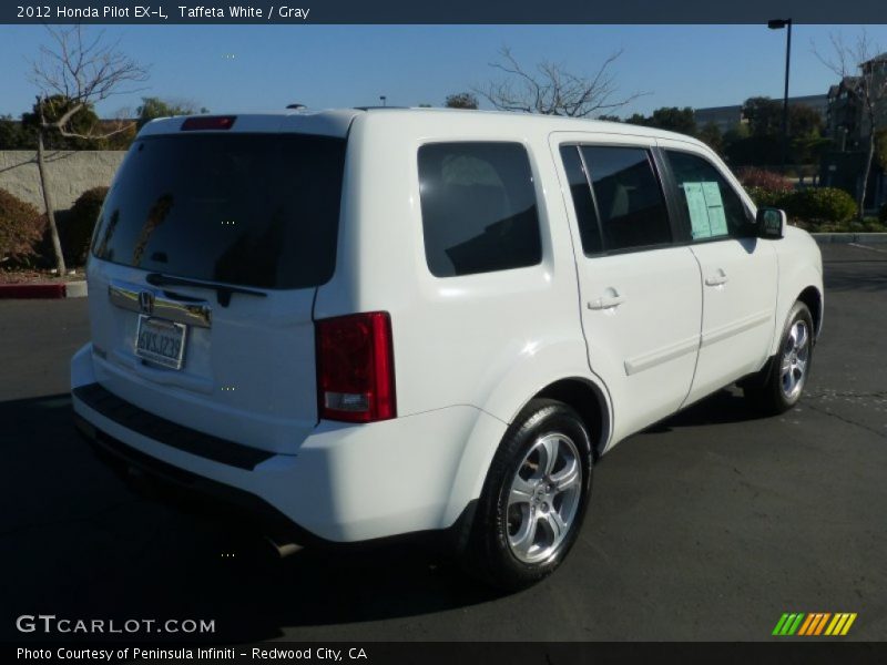 Taffeta White / Gray 2012 Honda Pilot EX-L