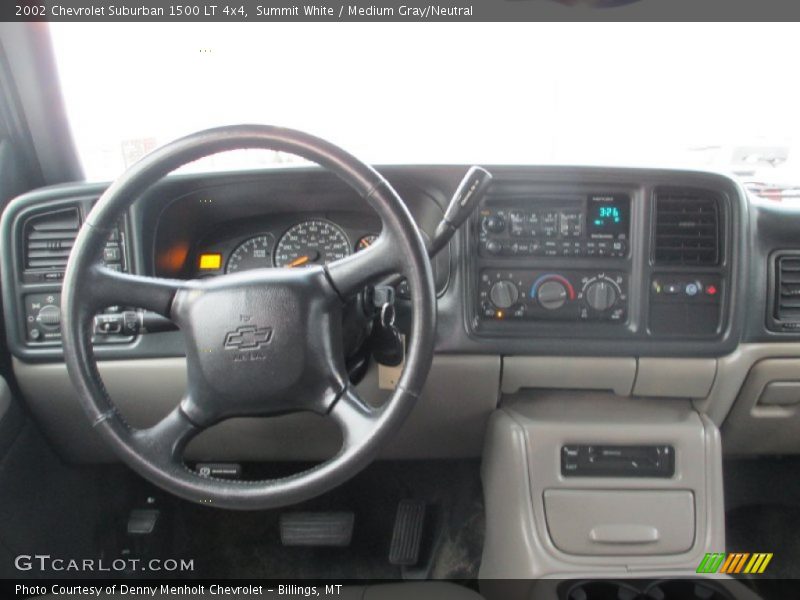 Summit White / Medium Gray/Neutral 2002 Chevrolet Suburban 1500 LT 4x4
