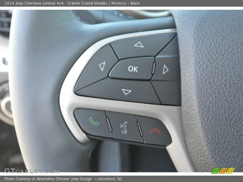 Granite Crystal Metallic / Morocco - Black 2014 Jeep Cherokee Limited 4x4