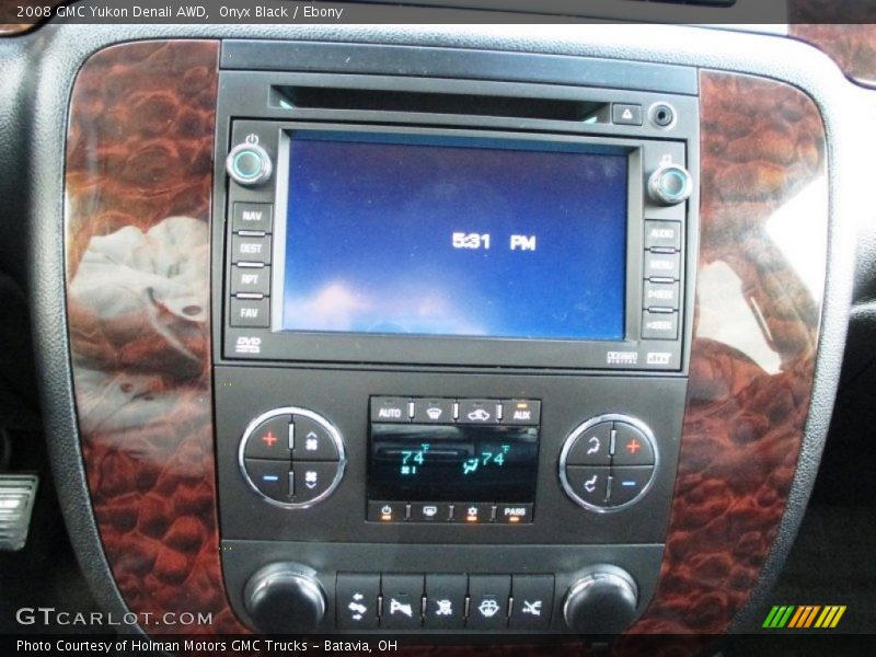 Onyx Black / Ebony 2008 GMC Yukon Denali AWD