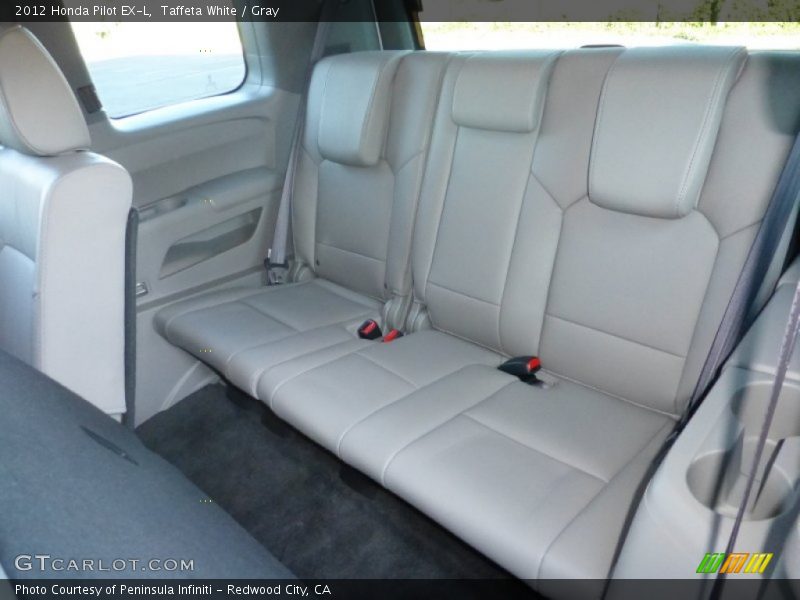 Taffeta White / Gray 2012 Honda Pilot EX-L