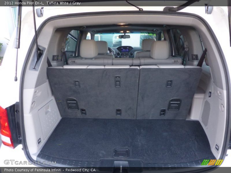 Taffeta White / Gray 2012 Honda Pilot EX-L