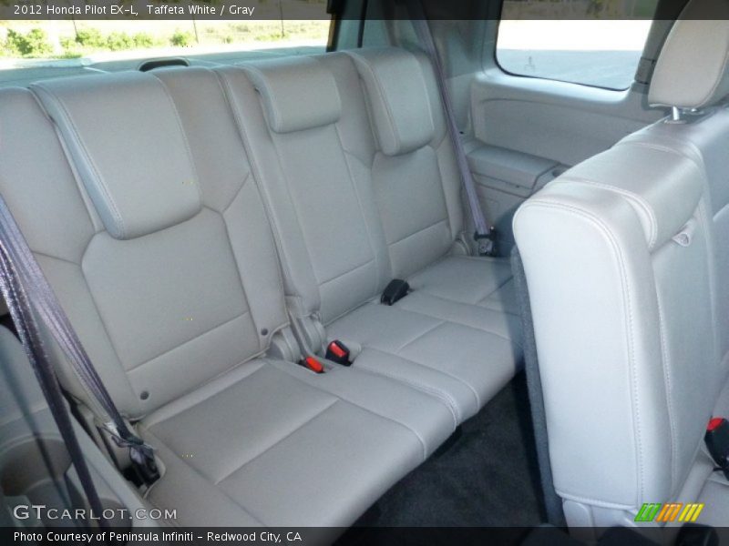 Taffeta White / Gray 2012 Honda Pilot EX-L