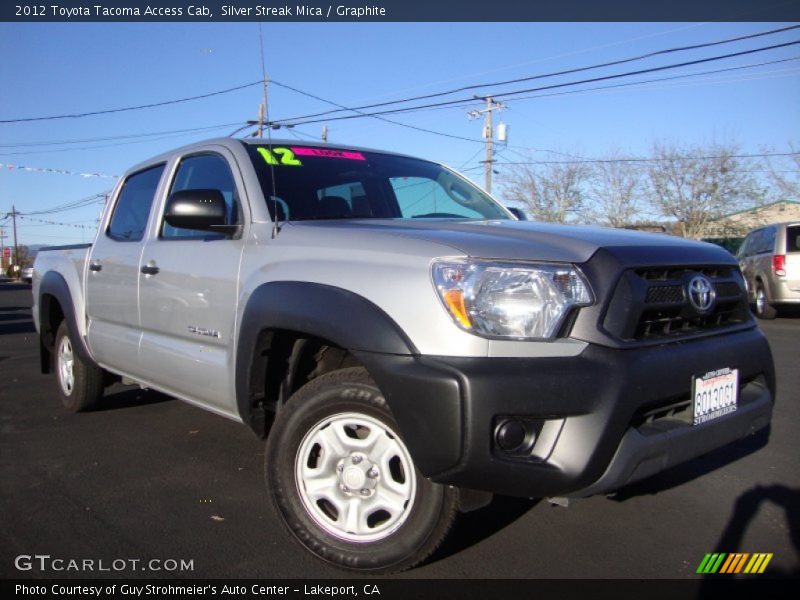 Silver Streak Mica / Graphite 2012 Toyota Tacoma Access Cab