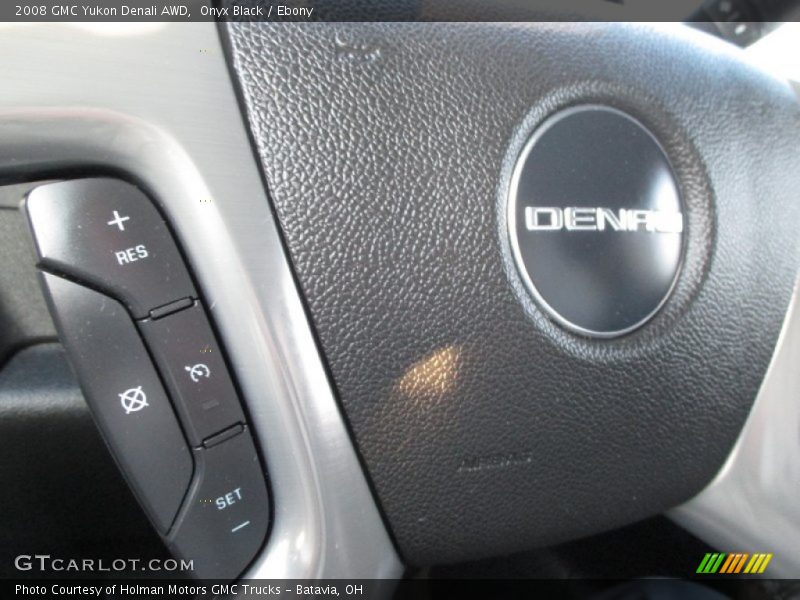 Onyx Black / Ebony 2008 GMC Yukon Denali AWD