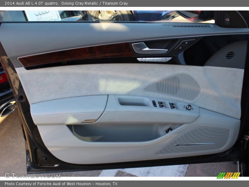 Oolong Gray Metallic / Titanium Gray 2014 Audi A8 L 4.0T quattro