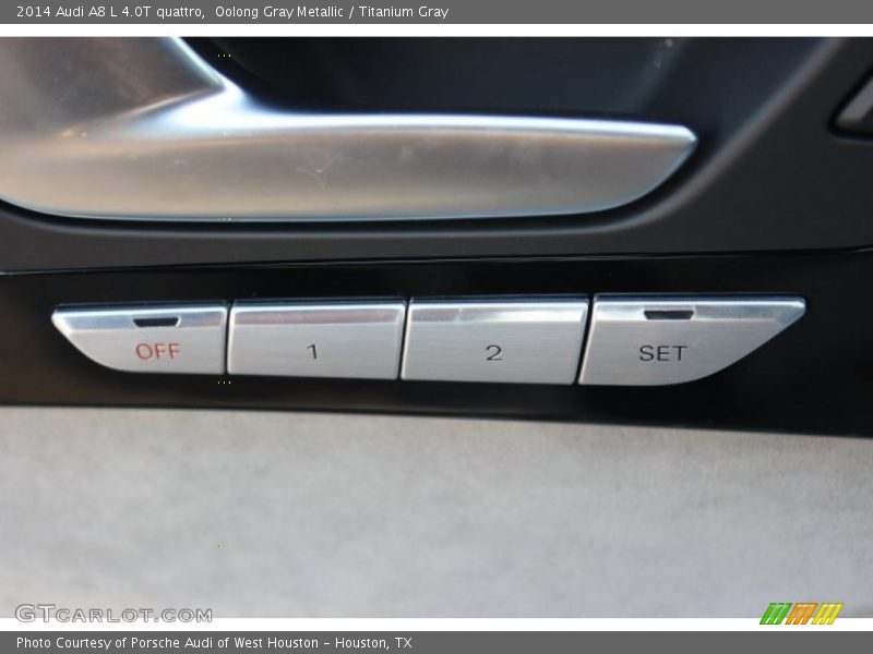 Oolong Gray Metallic / Titanium Gray 2014 Audi A8 L 4.0T quattro