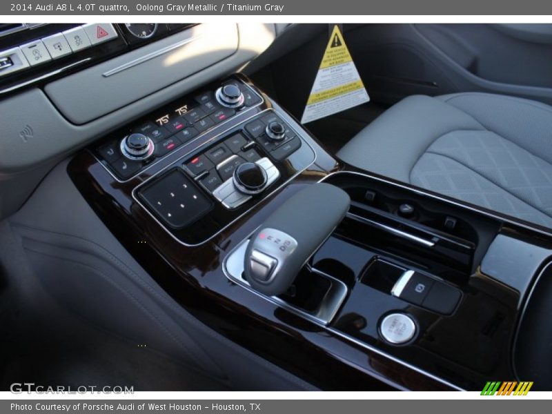 Oolong Gray Metallic / Titanium Gray 2014 Audi A8 L 4.0T quattro