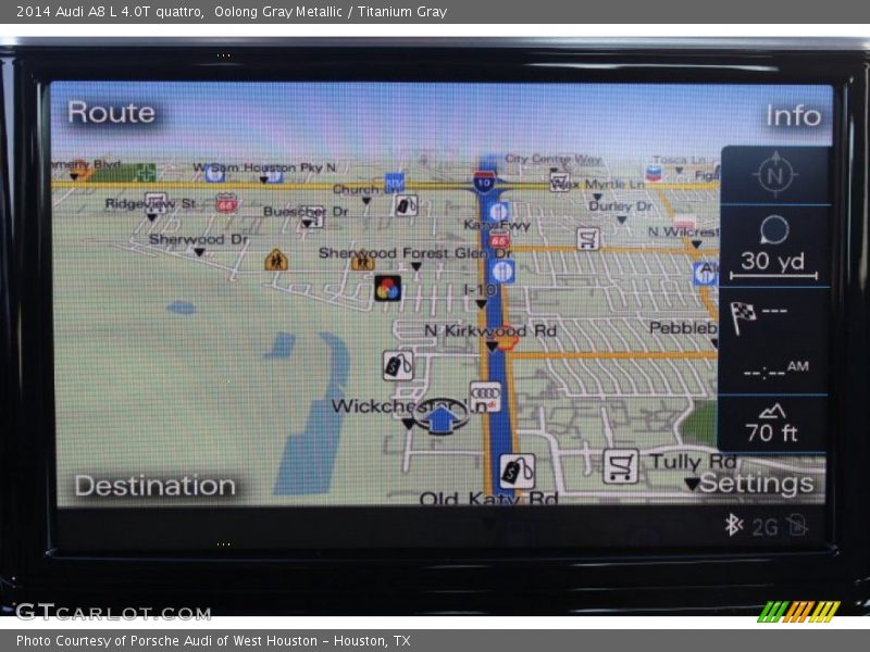 Oolong Gray Metallic / Titanium Gray 2014 Audi A8 L 4.0T quattro