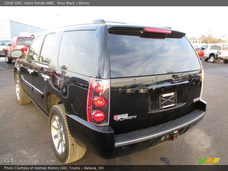 Onyx Black / Ebony 2008 GMC Yukon Denali AWD