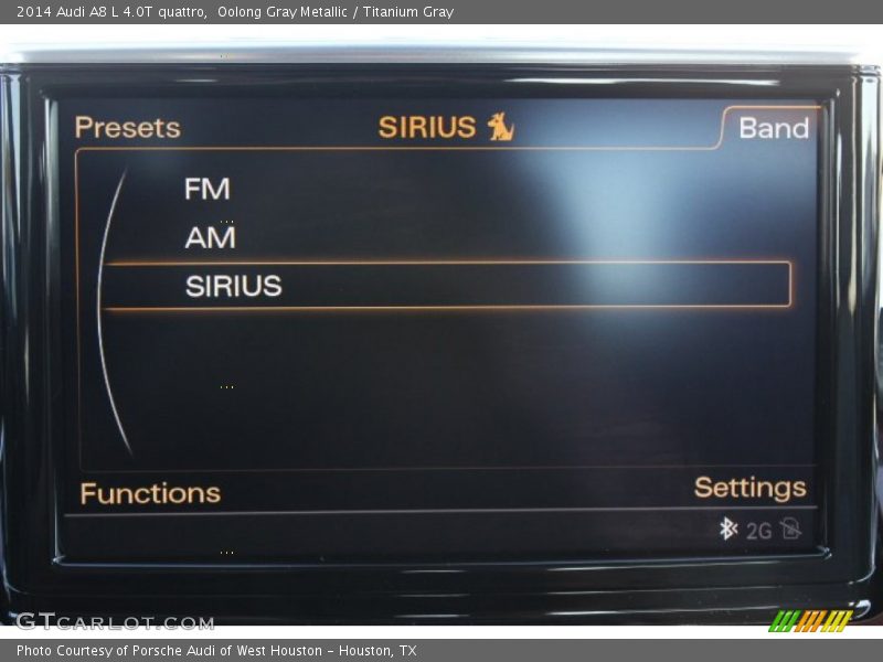 Oolong Gray Metallic / Titanium Gray 2014 Audi A8 L 4.0T quattro