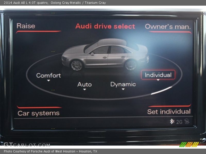Oolong Gray Metallic / Titanium Gray 2014 Audi A8 L 4.0T quattro