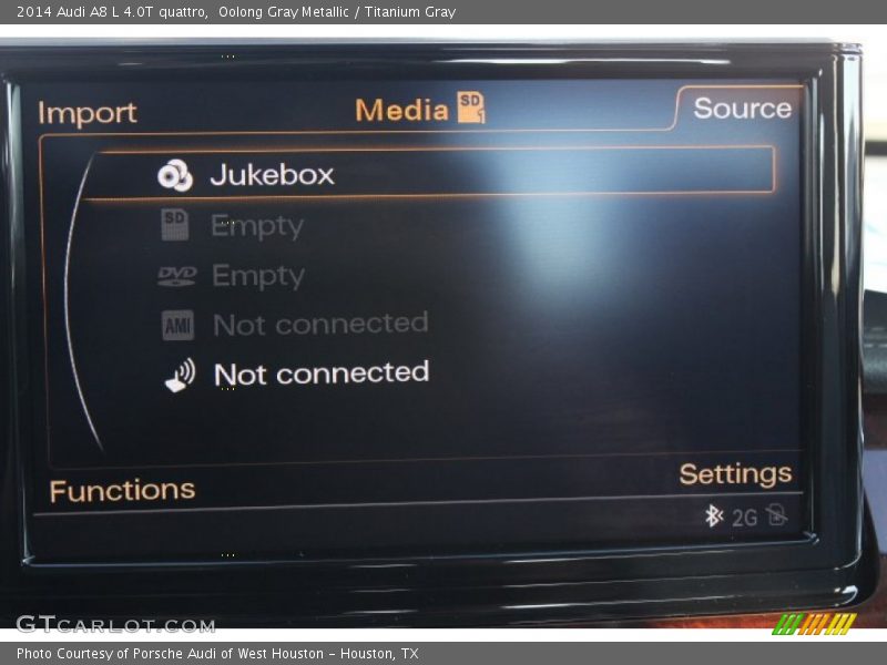 Oolong Gray Metallic / Titanium Gray 2014 Audi A8 L 4.0T quattro