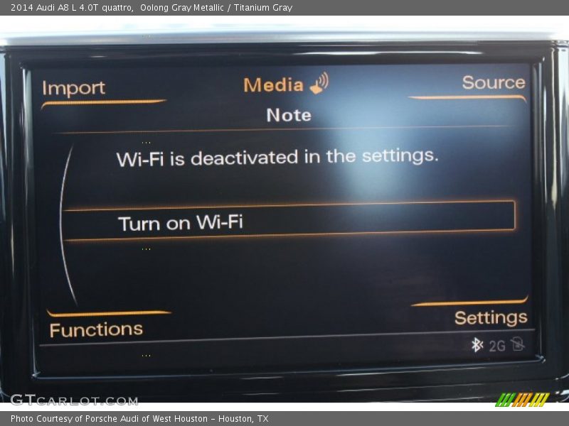 Oolong Gray Metallic / Titanium Gray 2014 Audi A8 L 4.0T quattro