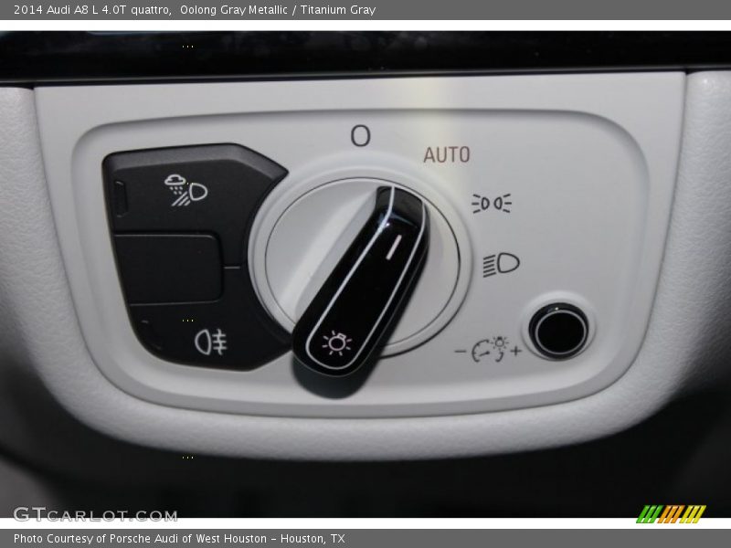 Oolong Gray Metallic / Titanium Gray 2014 Audi A8 L 4.0T quattro