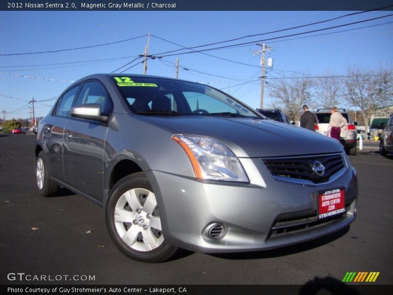 Magnetic Gray Metallic / Charcoal 2012 Nissan Sentra 2.0