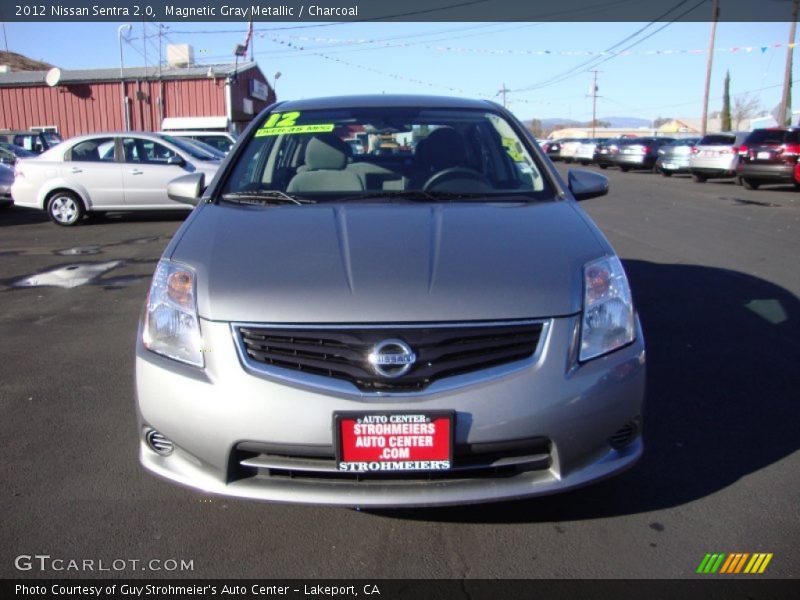 Magnetic Gray Metallic / Charcoal 2012 Nissan Sentra 2.0