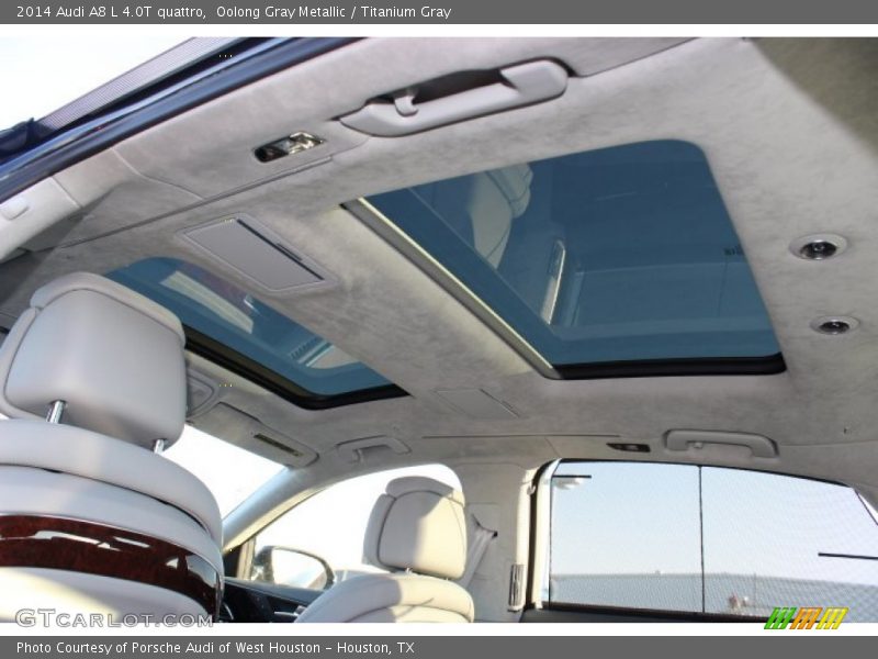 Oolong Gray Metallic / Titanium Gray 2014 Audi A8 L 4.0T quattro