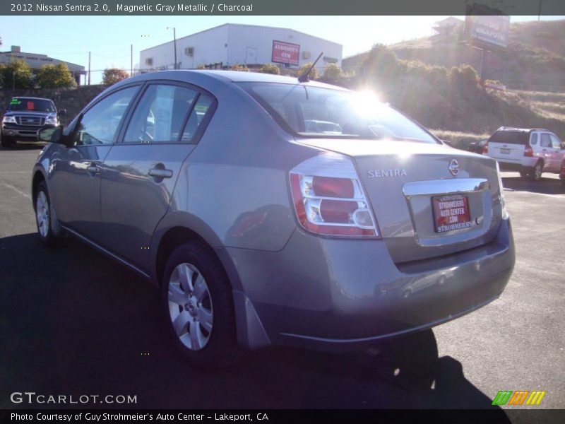 Magnetic Gray Metallic / Charcoal 2012 Nissan Sentra 2.0