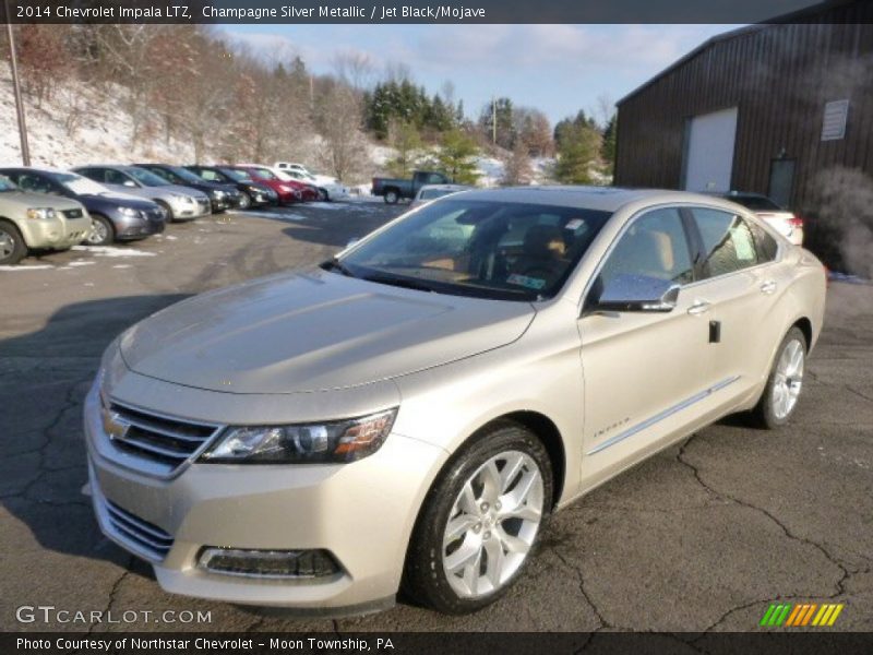 Champagne Silver Metallic / Jet Black/Mojave 2014 Chevrolet Impala LTZ
