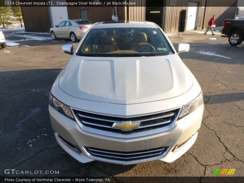 Champagne Silver Metallic / Jet Black/Mojave 2014 Chevrolet Impala LTZ