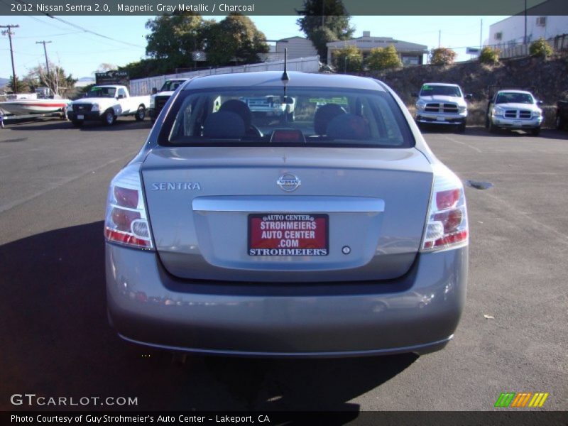 Magnetic Gray Metallic / Charcoal 2012 Nissan Sentra 2.0
