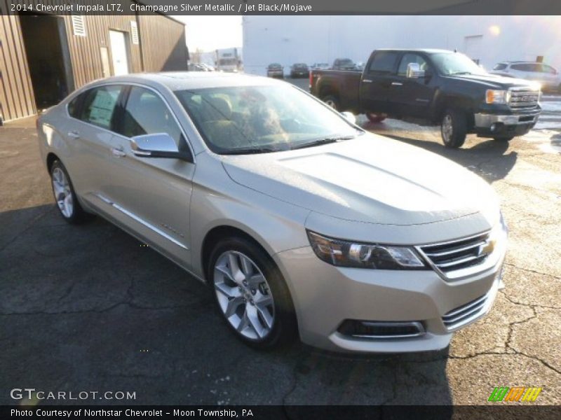 Champagne Silver Metallic / Jet Black/Mojave 2014 Chevrolet Impala LTZ