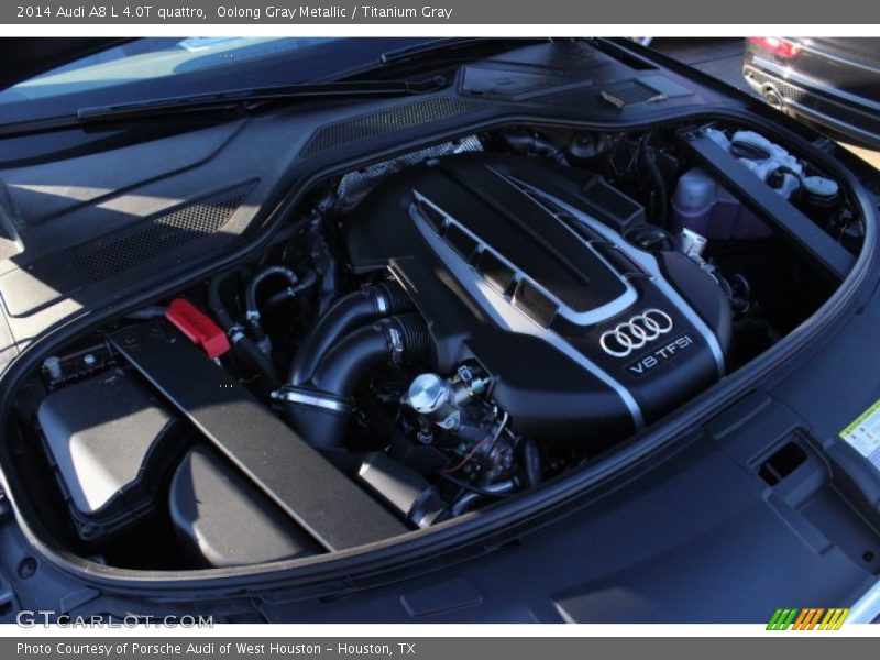 Oolong Gray Metallic / Titanium Gray 2014 Audi A8 L 4.0T quattro